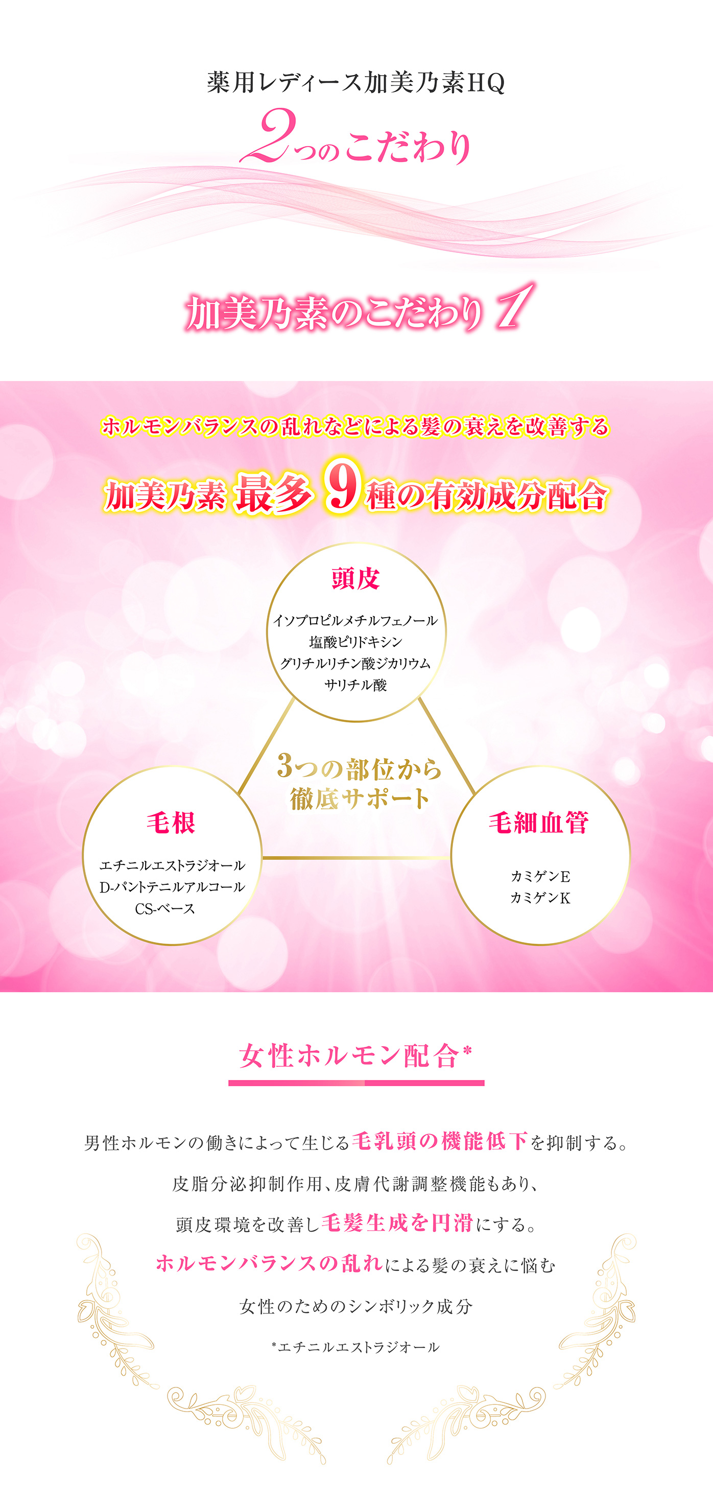 薬用レディース加美乃素HQ｜加美乃素オンラインショップ